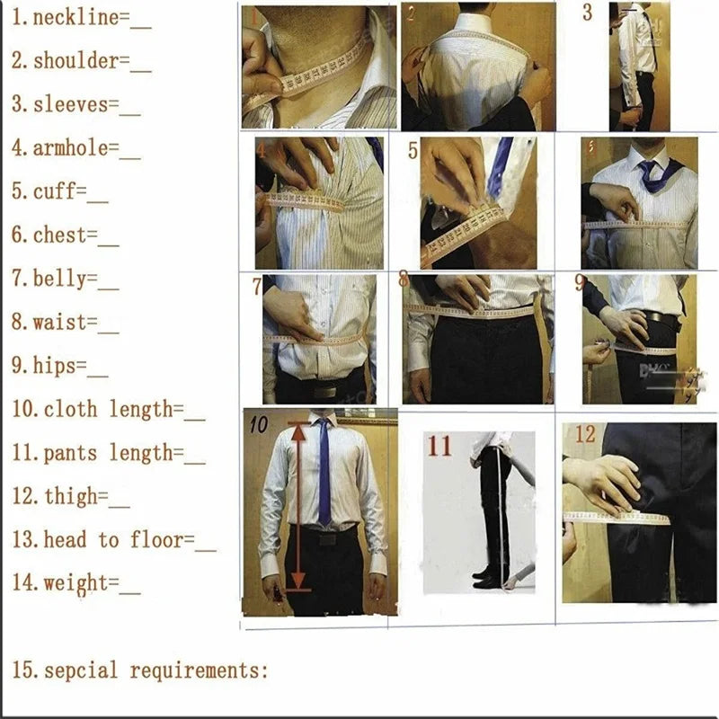 Men's Gold Metal Double Button Formal Coat and Pant Suits High Quality Handsome Spring Wedding Sets 2 Pcs Customized