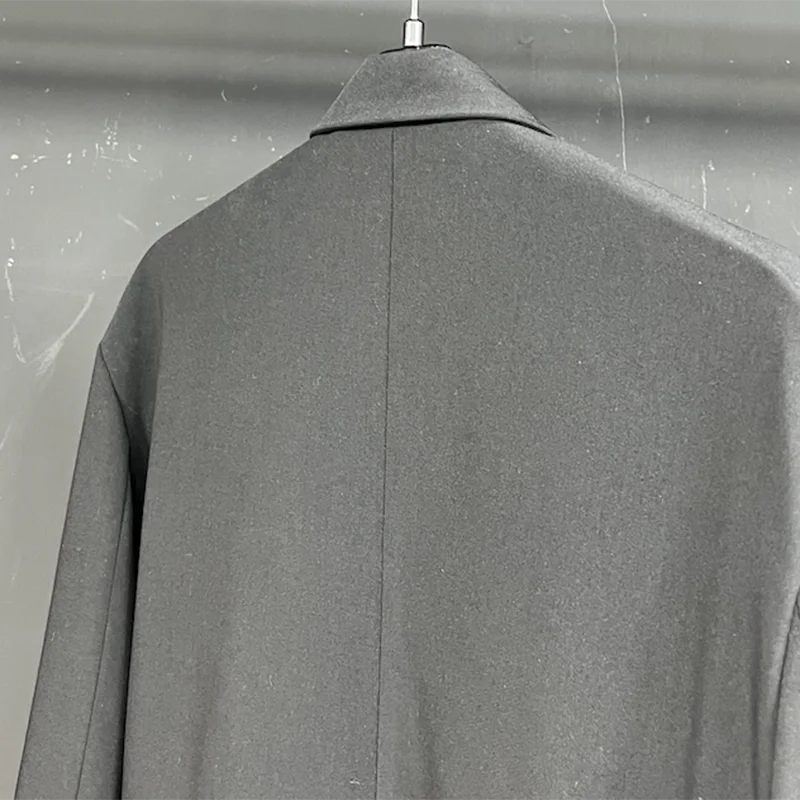 PFHQ Men's Fake 2 Pieces Suit Jackets New Niche Design Loose Cut Edge Patchwork Summer Heavy Industry Personality Blazer 21Z4455