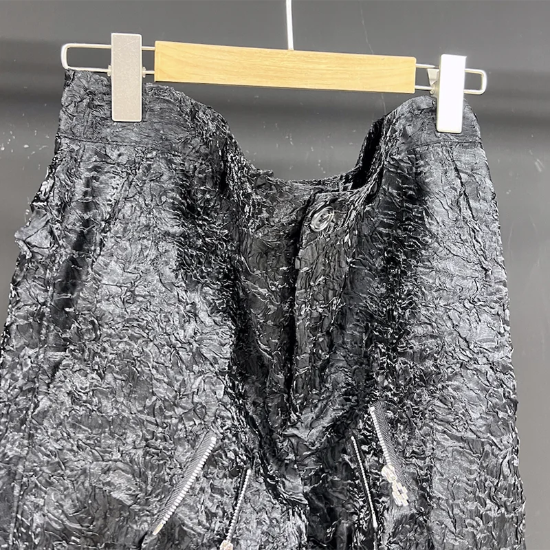 PFHQ Darkwear Niche 3D Cut Men's Pants Patchwork Zipper Handsome Haute Quality Luxury Advanced Straight Trousers Summer 21Z5037