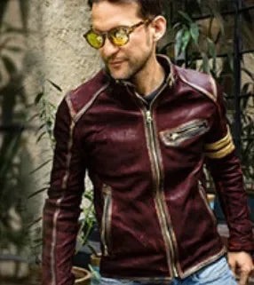 European and American Men's Casual Leather Clothing, Fashionable Youth Stand - Collar Biker Jackets with Unique Styles. S-5XL