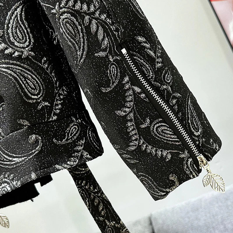 PFHQ Personalized Men's Jackets Zipper Patchwork Printing Short New Trendy Male Casual Coats High Street Autumn Menswear 21Z6314