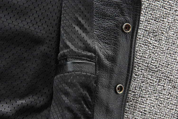PFHQ 2023 Spring Trendy Men's Motorcycles Waistcoat Stylish Leather Jacket High Quality PU Punk Sleeveless Vest Coat Clothes New